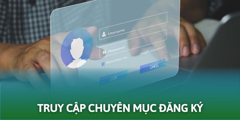 Vào chuyên mục mở tài khoản ngay giao diện chính