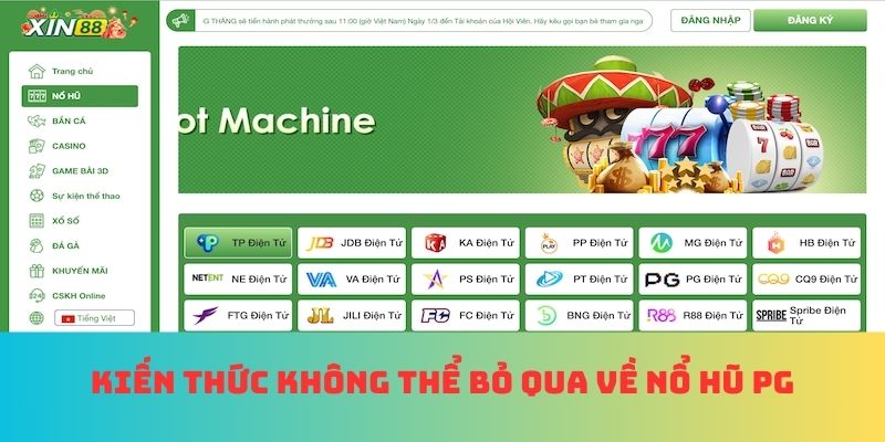 Những tin tức hữu ích nhất về nổ hũ PG