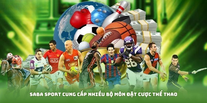 SABA SPORT cung cấp nhiều bộ môn đặt cược thể thao